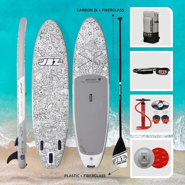 Надувна SUP-дошка JBAY.Zone з повним комплектом аксесуарів для веслування стоячи