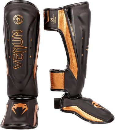 Захист гомілки Venum Elite Evo чорний/бронзовий, розмір L