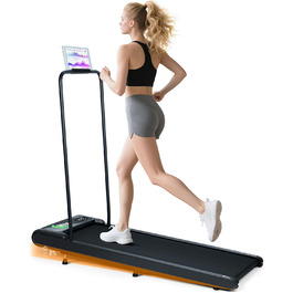 Біговий доріжка AiQInu для дому, 2.5HP, Walking Pad з пульт дистанційного керування, LED-дисплеєм та Bluetooth, регульований стіл для дому та офісу, швидкість 2-8 км/год (110*46*96 см)