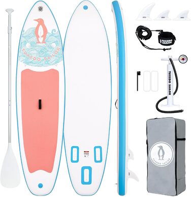 Надувна SUP-дошка Tuxedo Sailor 10'6×33×6 з веслом, плавниками та страхувальним шнуром