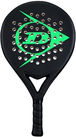 Тенісна ракетка Dunlop Hire Oversize, чорна/зелена