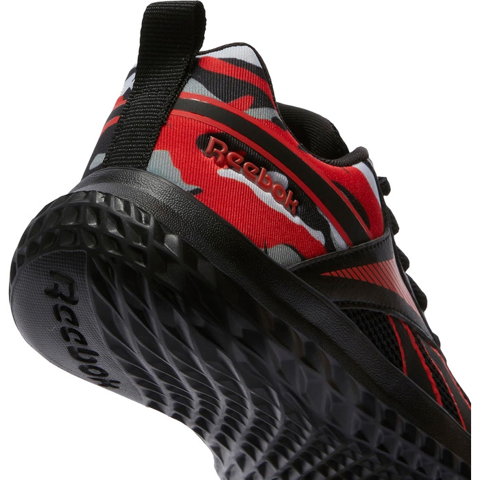 Кросівки для хлопчиків Reebok Rush Runner 5 (39 EU, Black Energyred Grey3)