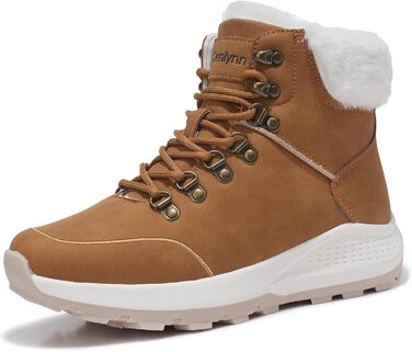 Жіночі зимові черевики: утеплені снігоступи, трекінгові черевики для хайкінгу (жовті, 38 EU)