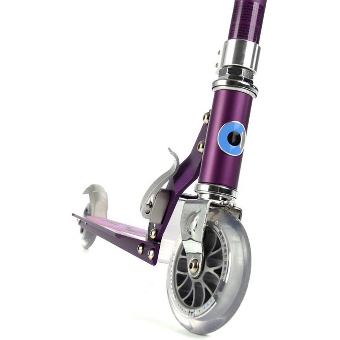 Дитячий самокат Micro Sprite Roller, фіолетовий, смугастий дизайн