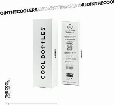 Термобутилка Cool Bottles з нержавіючої сталі 750 мл, яскраво-помаранчева, збереження холоду 36 годин, тепла 18 годин, технологія Triple-Cool, BPA Free