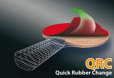Ракетка для настільного тенісу Donic-Schildkröt CarboTec 3000 карбонова, цілісна конструкція