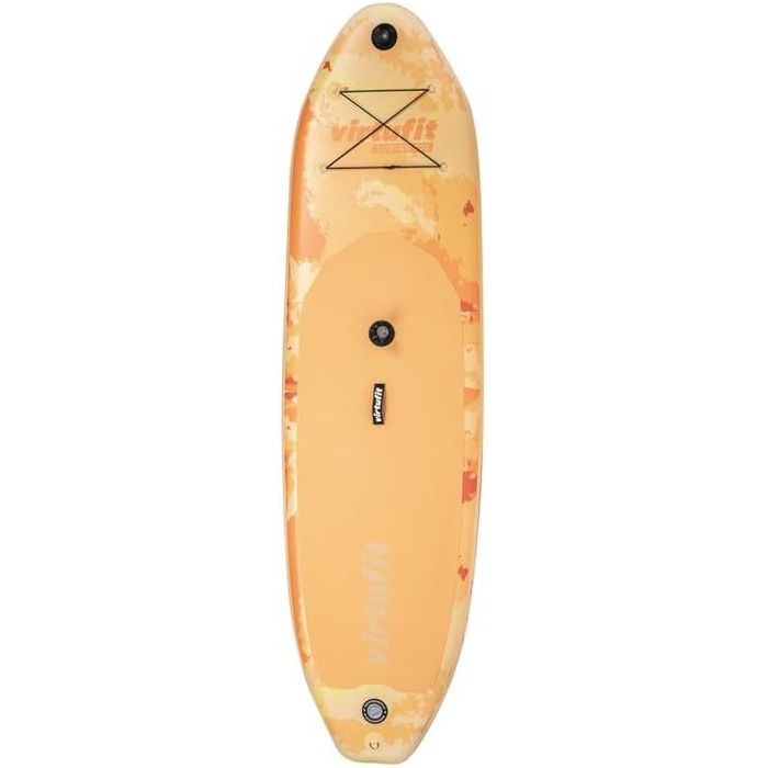 Надувна SUP-дошка Virtufit Surfer 305 з вітрилом, помаранчево-бірюзово-бежевого кольору, комплект аксесуарів