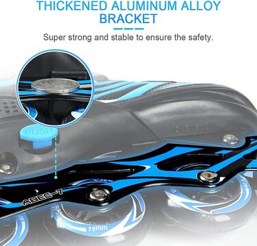 Роликові ковзани Lixada для дітей та підлітків з підсвічуванням, розмір 28-33/34-37/38-41, рожевий колір