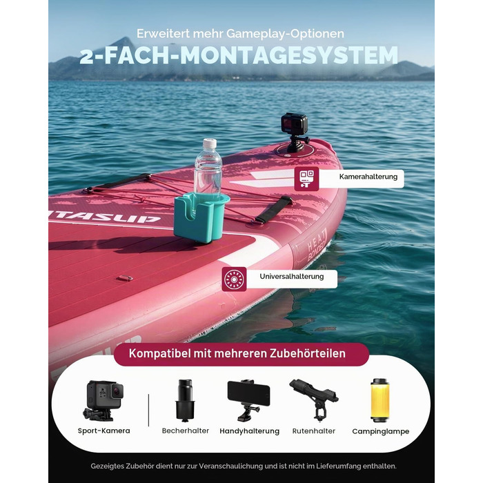 SUP дошка надувна A-ROSE BREEZE 320/335 см з веслом, насосом та рюкзаком - комплект для серфінгу