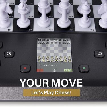 Шаховий комп'ютер MILLENNIUM ChessGenius Pro 2024 M815 — ідеальний електронний шаховий комп'ютер для любителів і професіоналів, з оновленим процесором, функцією навчання та зручним управлінням