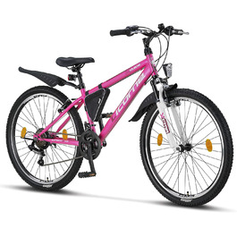 Гірський велосипед Licorne Bike Guide Premium 26 дюймів, 21 швидкість, для дівчат, хлопців, жінок та чоловіків