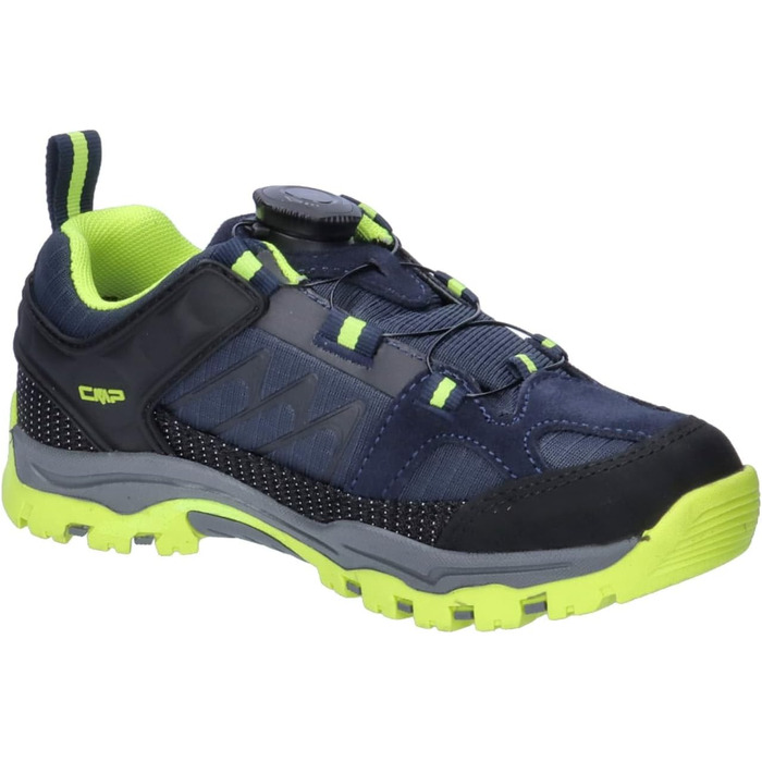 Дитячі трекінгові черевики CMP Kiruna FITGO WP, розмір 37 EU, синьо-жовтий флуоресцентний