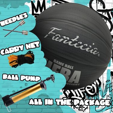 М'яч баскетбольний Fantecia, розмір 7, професійний, гумовий, для тренувань та змагань