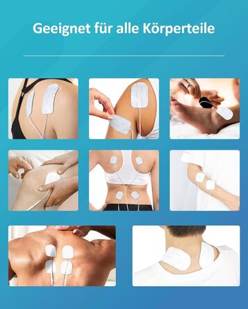 Апарат TENS/EMS Comfytemp K6106 з 4 каналами та 8 електродами для терапії болю та масажу