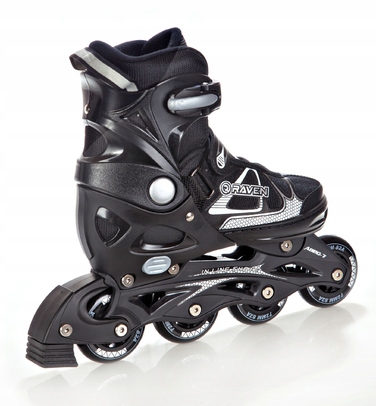 Регульовані ролики RAVEN Spirit, Black/White, розмір 37-40