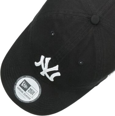 Кепка New Era 9TWENTY New York Yankees - MLB ліцензійна бейсболка, чорно-біла, універсальний розмір