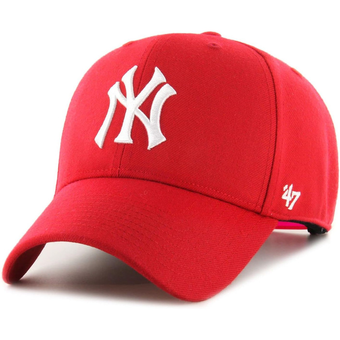 Кепка бейсболка New Era MLB New York Yankees MVP червона універсального розміру