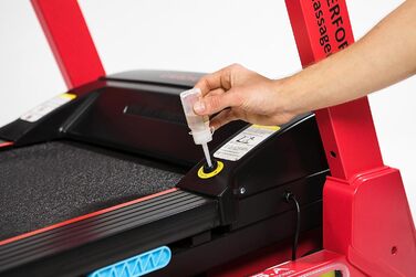 Біговий тренажер ECODE® складаний з DSA Double Shock Absorber, нахилом, Bluetooth та LCD-дисплеєм. 12 програм, опціональний масажер