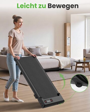 Бігова доріжка для дому HomeFitnessCode з нахилом та електроприводом - Walking Pad 1-8 км/год