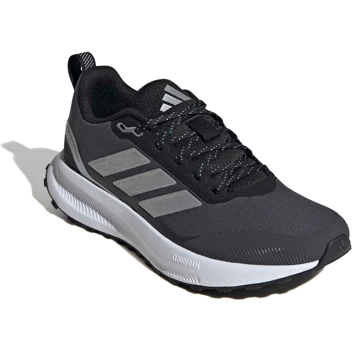 Жіночі кросівки для бігу та тренувань adidas Runfalcon 5 TR, Core Black Silver Metallic Carbon, розмір 39 1/3 EU