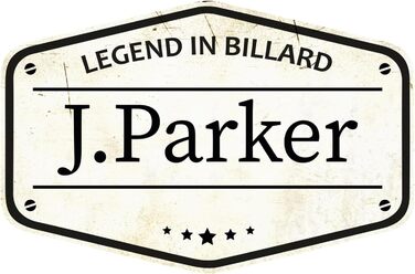 Професійний більярдний кий J.Parker JP-Serie, 147 см, ірландський лляний грип, сталевий джойнт, 13 мм наклейка