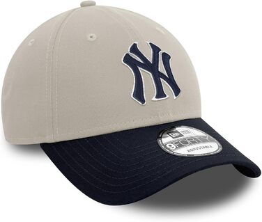 Кепка New Era New York Yankees MLB League Essential 9Forty Чорно-червона, Регульований розмір