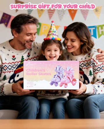 Роликові ковзани для дітей регульовані, рожеві, 24-31 розмір, для дівчаток, підходять для занять в приміщенні та на вулиці