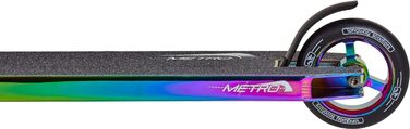 Трюковий самокат Longway Metro 79 см для парку, неохром, наклейка Fantic26