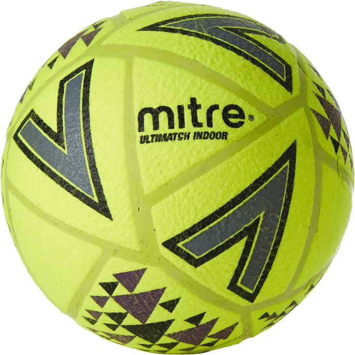 М'яч для футзалу Mitre Ultimatch розмір 4, жовто-чорний