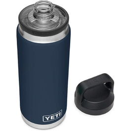Термос-пляшка YETI Rambler 750 мл, вакуумна, нержавіюча сталь, кришка для пиття, бірюзова