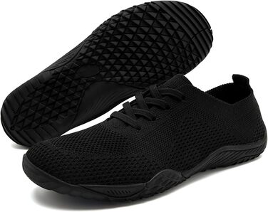 Жіночі кросівки Barfuss - легкі та зручні тапочки для дому та занять спортом, чорного кольору, розмір 39 EU