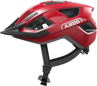 Велосипедний шолом ABUS Aduro 3.0 для міста та спорту, стильний, для чоловіків і жінок, розмір L (58-62 см), червоний