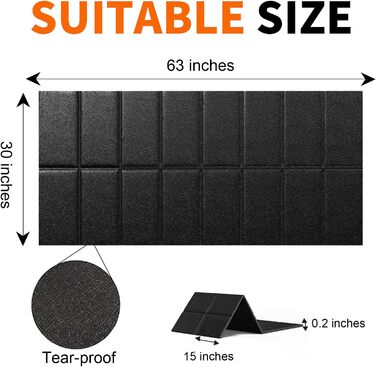 Захисний килимок під бігову доріжку, велотренажер та еліптичний тренажер, шумопоглищаючий підкладник для підлоги (160 x 75 x 0.6 см)