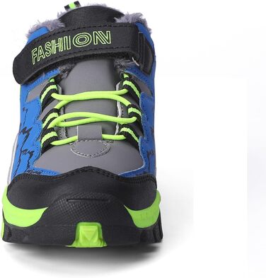 Дитячі зимові черевики Kinder Outdoor: теплі, з підкладкою, для прогулянок та трекінгу (30 EU, зелені)