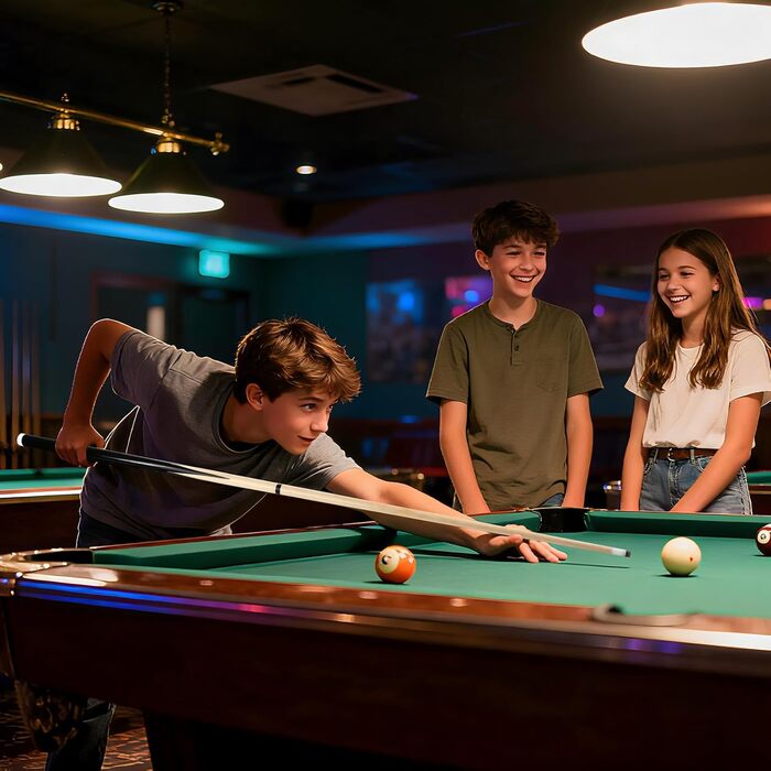 Професійний кий для більярдного столу JX (2 шт.) з наконечником 13 мм, довжиною 147 см, з канадського клену, 18 oz