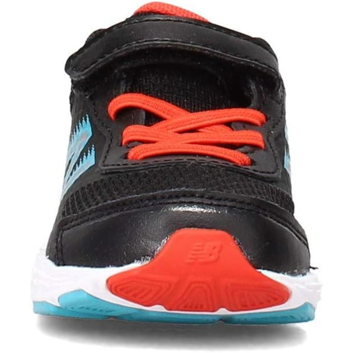 Дитячі кросівки New Balance 680 V6 з підошвою з гуми (Чорний, Ghost Pepper Virtual Sky, 32 см)