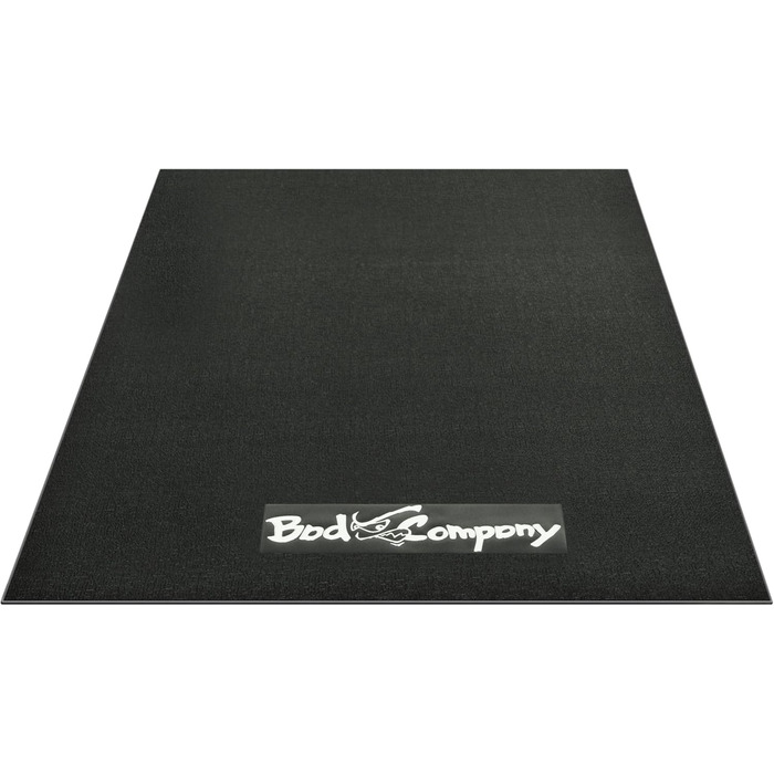 Bad Company підлоговий килимок 130x90 см, без запаху, захисний килим для тренажерів, фітнес, спортзал