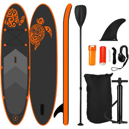 Надувний SUP Board NEMAXX® PB320 II – 320x78x15 см, до 140 кг, комплект з сумкою, веслом, плавником та насосом