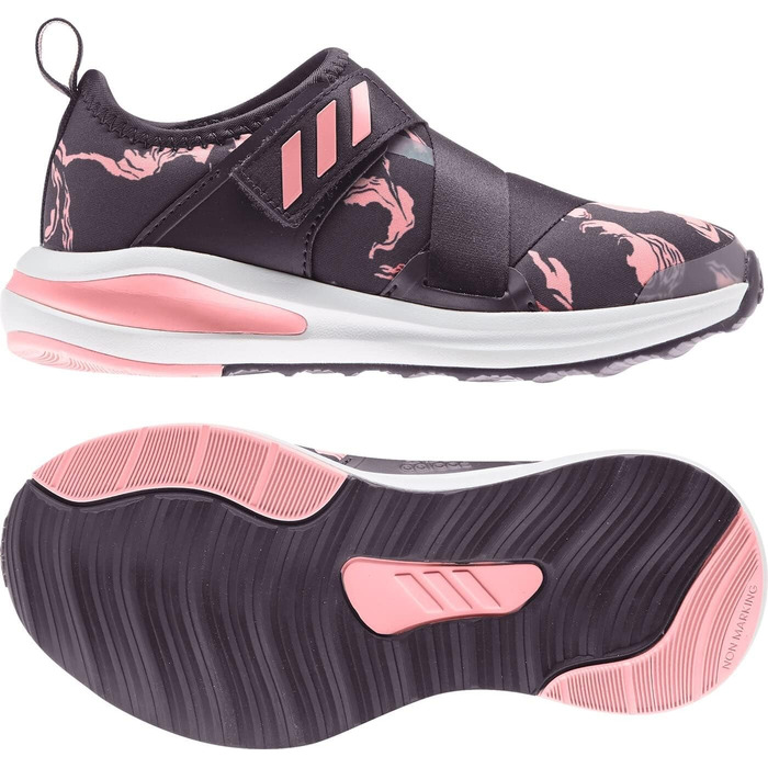 Дитячі кросівки Adidas Fortarun X для бігу (35 EU, Purnob Rosglo Ftwbla)