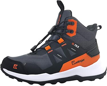 Туфлі туристичні Kastinger Unisex Kinder Foiskar Mid Ktx, 34 EU, Raven Flame