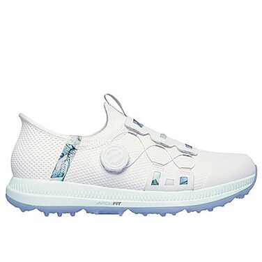 Жіноче golf взуття Skechers Go Golf Elite 5 Arch Fit, водонепроникні сліпони (39.5 EU, білий, багатокольоровий)