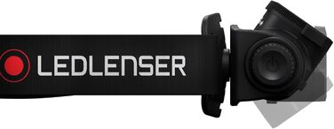 Ліхтар налобний LED Ledlenser H5R Core, 350 люмен, водонепроникний IP67, регульований, поворотний, з плавним регулюванням яскравості, 2xAA батарейки, дальність освітлення 160м, з батарейками