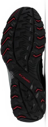 Чоловічі трекінгові черевики Columbia Redmond III Mid Waterproof (40.5 EU, Black Mountain Red)