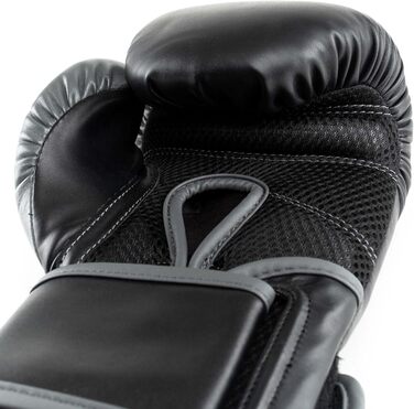 Боксерські рукавички Everlast Powerlock 2 для тренувань, унісекс, чорні, 16oz