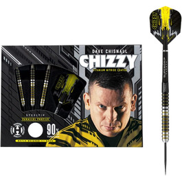 Дротики Harrows Dave Chisnall Chizzy 90% вольфраму 26 г, сталевий наконечник