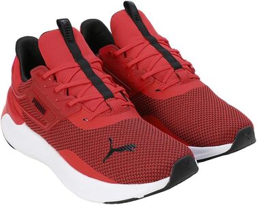 Чоловічі кросівки PUMA Enzo Mesh для фітнесу та активного відпочинку, 44 EU, червоно-чорно-білі