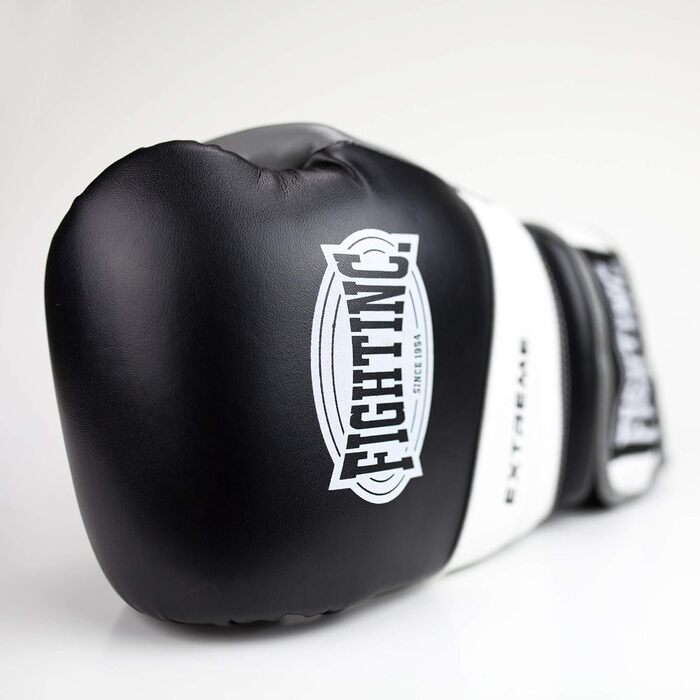 Боксерські рукавички Fightinc Extreme 10oz чорні/білі – для боксу, кікбоксингу, муай-тай, ММА, єдиноборств