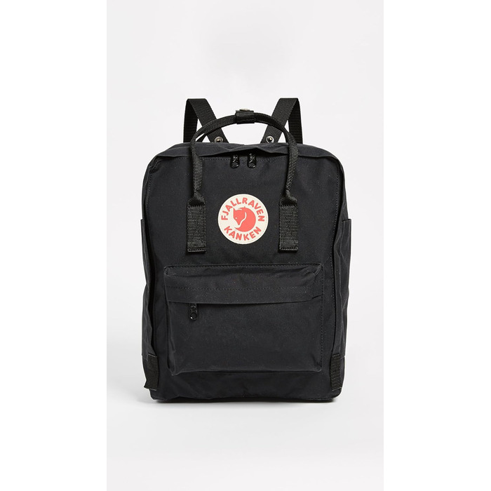Рюкзак Fjällräven Kånken унісекс 16 л чорний, 38x27x13 см