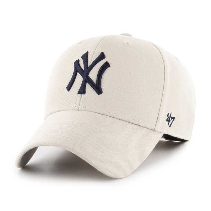 Кепка '47 New York Yankees MVP MLB Adjustable Cap — Сірий (Storm Cloud), унісекс, регульований розмір