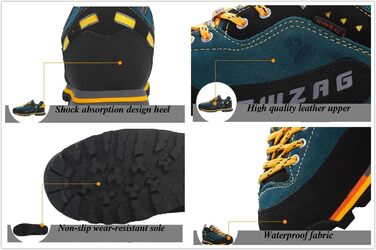 Чоловічі туристичні черевики SANANG для хайкінгу, трекінгу та полювання, блакитні, 43 EU